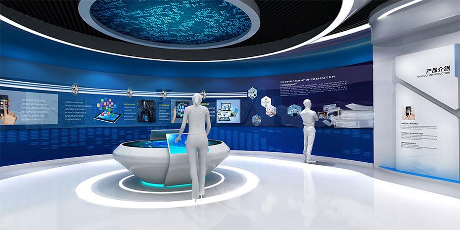 科技展厅设计让企业信息得到全面展示